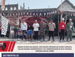 Warga Dusun Kalangan ,Keplaksari Menggelar Acara Carnival Dalam Rangka Memperingati HUT Kemerdekaan RI Ke-81 Dengan Iringan Sound Horeg