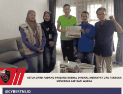 Ketua DPRD Padang Panjang Imbral Dikenal Merakyat dan Terbuka Menerima Aspirasi Warga