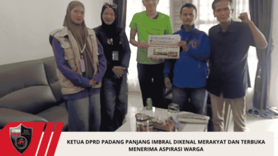 Ketua DPRD Padang Panjang Imbral Dikenal Merakyat dan Terbuka Menerima Aspirasi Warga
