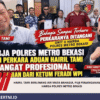 Hairil Tami Berlinang Air Mata Bahagia, Puji Penanganan Unit II Harda Polres Metro Bekasi