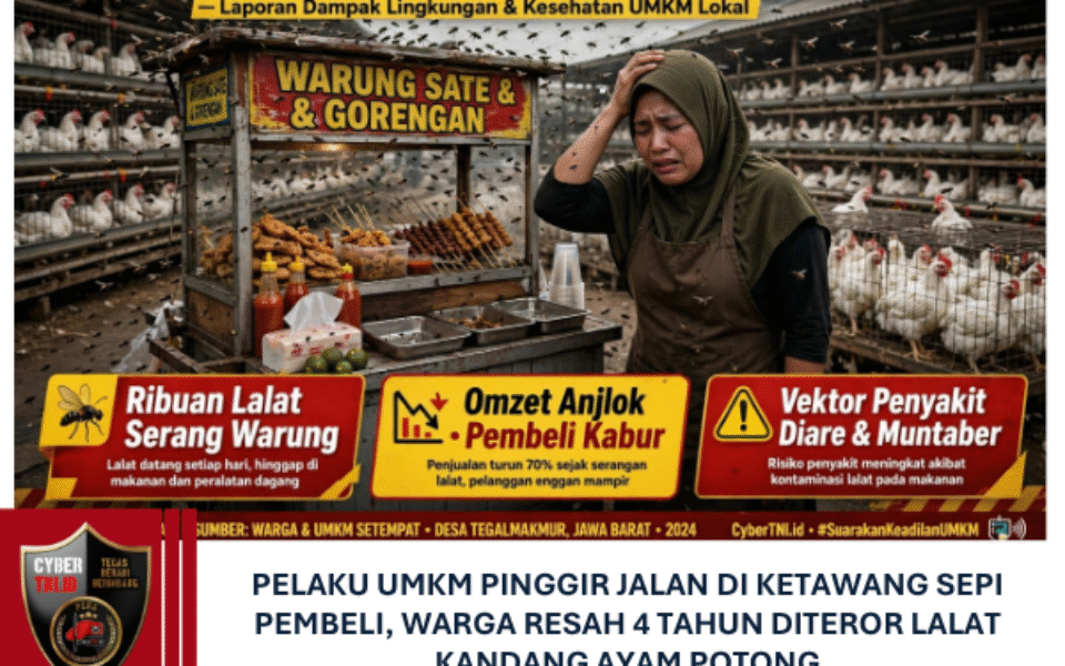 Pelaku UMKM Pinggir Jalan di Ketawang Sepi Pembeli, Warga Resah 4 Tahun Diteror Lalat Kandang Ayam Potong