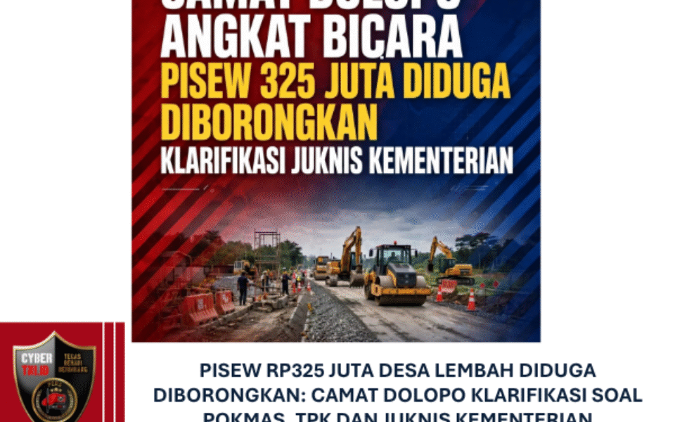 PISEW Rp325 Juta Desa Lembah Diduga Diborongkan: Camat Dolopo Klarifikasi Soal Pokmas, TPK dan Juknis Kementerian