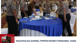 Wakapolda Sumsel Pimpin Monev Personel yang Bertugas di Luar Struktur Polri