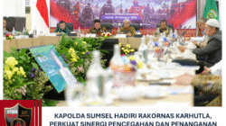 Kapolda Sumsel Hadiri Rakornas Karhutla, Perkuat Sinergi Pencegahan dan Penanganan Kebakaran Lahan