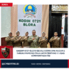 Kasdim 0721/Blora Bekali Siswa SMA Negeri 2 Taruna Pamong Praja Jatim tentang 11 Asas Kepemimpinan TNI