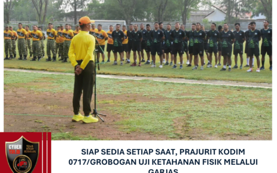 Siap Sedia Setiap Saat, Prajurit Kodim 0717/Grobogan Uji Ketahanan Fisik Melalui Garjas