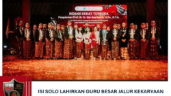 ISI SOLO LAHIRKAN GURU BESAR JALUR KEKARYAAN SENI PERTAMA