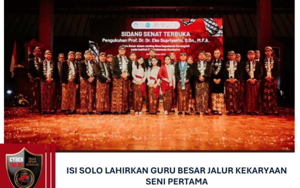 ISI SOLO LAHIRKAN GURU BESAR JALUR KEKARYAAN SENI PERTAMA