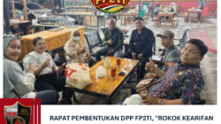 Rapat Pembentukan DPP FP2TI, ” Rokok Kearifan Lokal Menuju Pita Cukai UMKM”