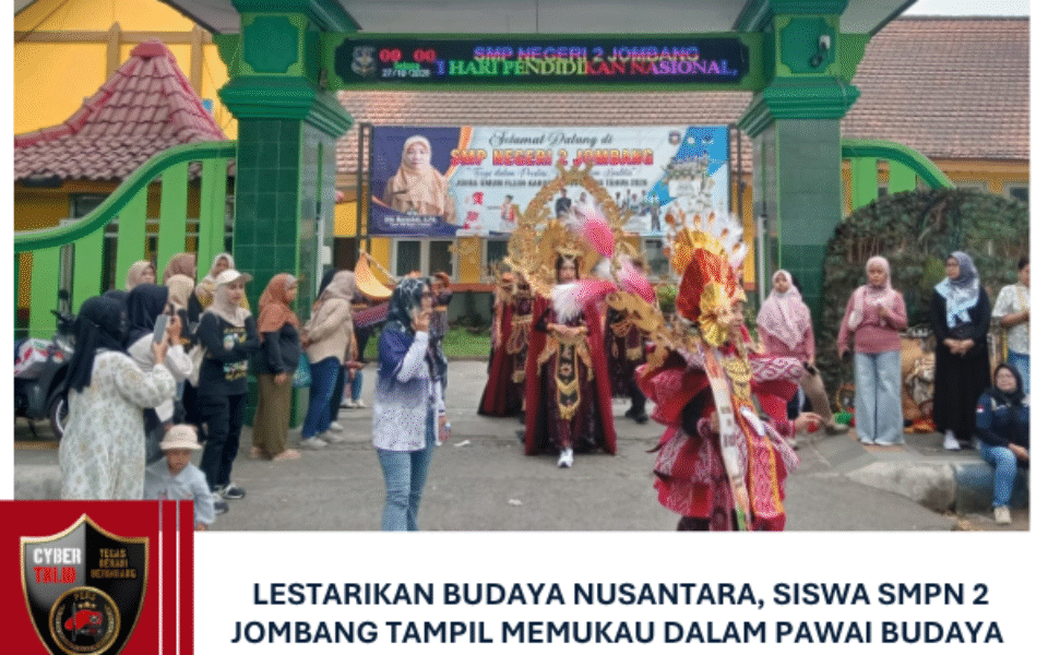Lestarikan Budaya Nusantara, Siswa SMPN 2 Jombang Tampil Memukau dalam Pawai Budaya
