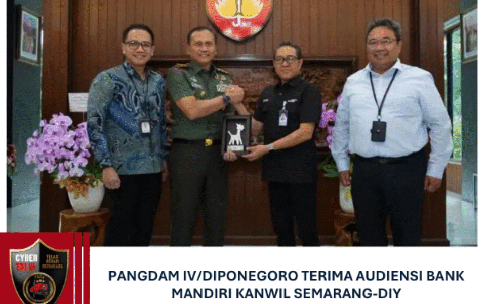 Pangdam IV/Diponegoro Terima Audiensi Bank Mandiri Kanwil Semarang-DIY