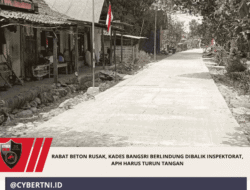 Rabat Beton Rusak, Kades Bangsri Berlindung Dibalik Inspektorat, APH Harus Turun Tangan