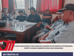 Forum Masyarakat Desa Mancar Audiensi ke Kecamatan Peterongan, Soroti Dugaan Hambatan Realisasi Anggaran