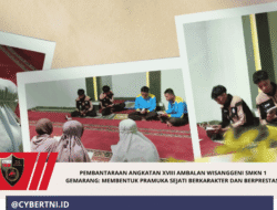 Pembantaraan Angkatan XVIII Ambalan Wisanggeni SMKN 1 Gemarang: Membentuk Pramuka Sejati Berkarakter dan Berprestasi