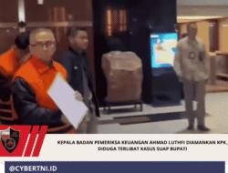 Kepala Badan Pemeriksa Keuangan Ahmad Luthfi Diamankan KPK, Diduga Terlibat Kasus Suap Bupati