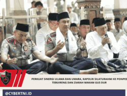 Perkuat Sinergi Ulama dan Umara, Kapolri Silaturahmi ke Ponpes Tebuireng dan Ziarah Makam Gus Dur