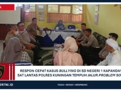 Respons Cepat Kasus Bullying di SD Negeri 1 Kapandayan, Sat Lantas Polres Kuningan Tempuh Jalur _Problem Solving_