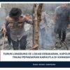 Turun Langsung ke Lokasi Kebakaran, Kapolres Kuningan Tinjau Pemadaman Karhutla di Kawasan TNGC