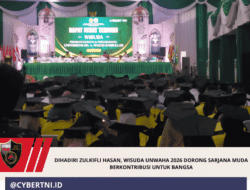 Dihadiri Zulkifli Hasan, Wisuda UNWAHA 2026 Dorong Sarjana Muda Berkontribusi untuk Bangsa