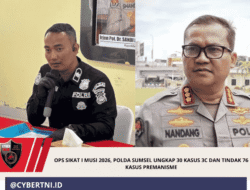 Ops Sikat I Musi 2026, Polda Sumsel Ungkap 30 Kasus 3C dan Tindak 76 Kasus Premanisme