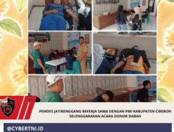 Pemdes Jatirenggang bekerja sama dengan PMI Kabupaten Cirebon Selenggarakan Acara Donor Darah