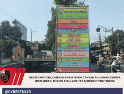 Geger SKW Desa Jombang: Enam Tanda Tangan Ahli Waris Diduga Dipalsukan, Mediasi Berulang Tak Temukan Titik Terang