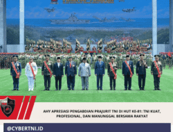 AHY Apresiasi Pengabdian Prajurit TNI di HUT ke-81: TNI Kuat, Profesional, dan Manunggal Bersama Rakyat