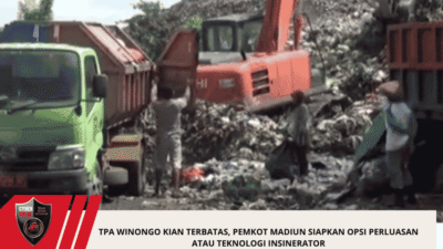 TPA Winongo Kian Terbatas, Pemkot Madiun Siapkan Opsi Perluasan atau Teknologi Insinerator