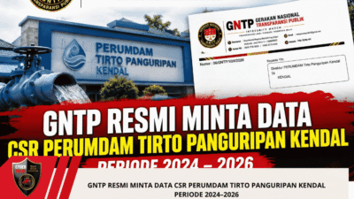 GNTP Resmi Minta Data CSR PERUMDAM Tirto Panguripan Kendal Periode 2024–2026