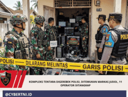 Kompleks Tentara Digerebek Polisi, Ditemukan Markas Judol, 11 Operator Ditangkap
