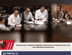 Seskab Teddy: Presiden Prabowo Targetkan 100 Kampung Nelayan Siap Beroperasi Akhir 2026