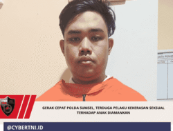 Gerak Cepat Polda Sumsel, Terduga Pelaku Kekerasan Seksual terhadap Anak Diamankan