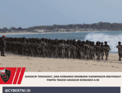 SANGKUR TERANGKAT, JIWA KOMANDO MEMBARA! DANWINGDIK 800/PASGAT PIMPIN TRADISI SANGKUR KOMANDO A-50