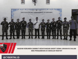 Kasdim Kebumen Sambut Kedatangan Kadet Siswa UNHAN RI dalam Misi Pengabdian di Sekolah Rakyat