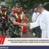 DANDIM 0213/NIAS DAMPINGI DANREM 023/KS LAKSANAKAN GROUND BREAKING PEMBANGUNAN JEMBATAN BETON SUNGAI MEAFU