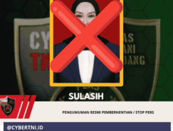 PENGUMUMAN RESMI PEMBERHENTIAN / STOP PERS