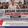 DESAK MUNDUR PANGLIMA KODAM II/SRIWIJAYA: KAMI (KAMUS) KECAM KERAS PANGDAM KODAM II/SWJ YANG ASYIK BERPESTA DI TENGAH RAKYAT SUMSEL SESAK DIKEPUNG KABUT ASAP KARHUTLA