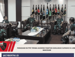Pangdam XII/Tpr Terima Audiensi Pamitan Danlanud Supadio di Lobby Makodam