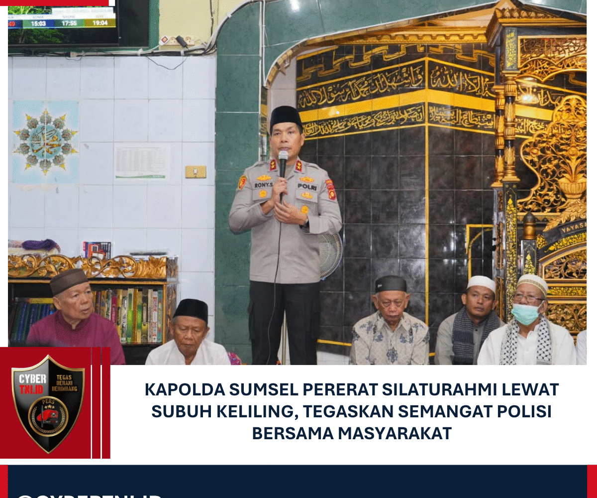 Kapolda Sumsel Pererat Silaturahmi Lewat Subuh Keliling, Tegaskan Semangat Polisi Bersama Masyarakat