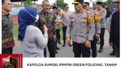 Kapolda Sumsel Pimpin Green Policing, Tanam Pohon dan Cek Kondisi Mushollah Darussalam