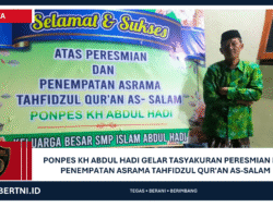 Ponpes KH Abdul Hadi Gelar Tasyakuran Peresmian dan Penempatan Asrama Tahfidzul Qur’an As-Salam